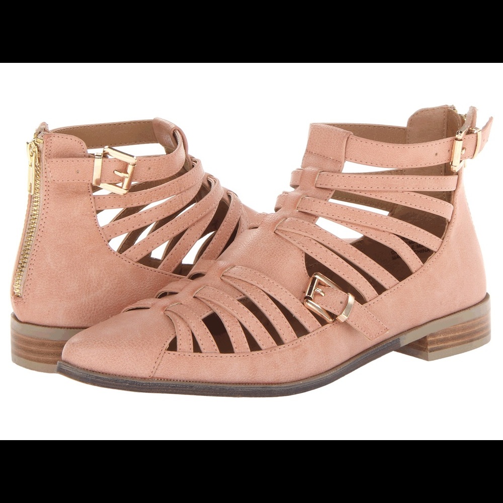 Coconuts by Matisse Pink Strappy booties